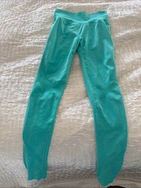 Women's Stretch Leggings - Aqua Turquoise